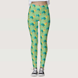 Leggings Ilustracion de personalizado de gallo de entrego g