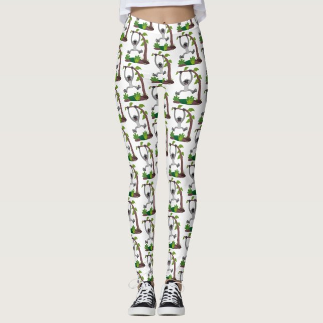 Leggings Ilustracion de personalizado de gambas de gambas a (Anverso)