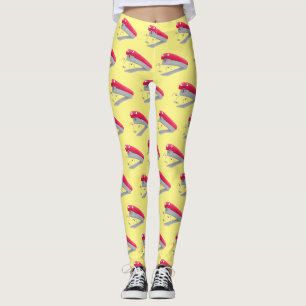 Leggings Ilustracion de personalizado de grapadora de color