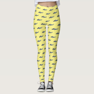 Leggings Ilustracion de personalizado de helicópteros de la