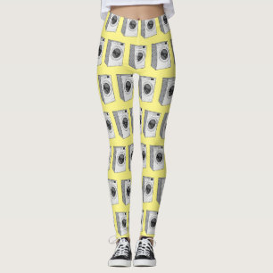Leggings Ilustracion de personalizado de lavadora