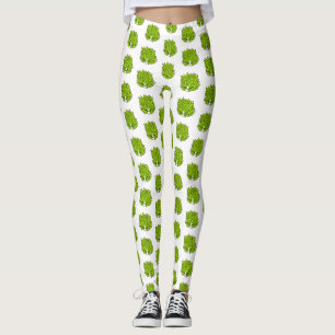 Leggings Ilustracion de personalizado de lodo de hoja