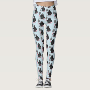 Leggings Ilustracion de personalizado de lunar feliz