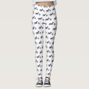 Leggings Ilustracion de personalizado de motocicleta de hel