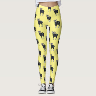 Leggings Ilustracion de personalizado de ovino Mouflon