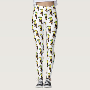 Leggings Ilustracion de personalizado de pájaros toscanos c