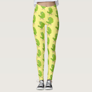 Leggings Ilustracion de personalizado de paracaídas verde l