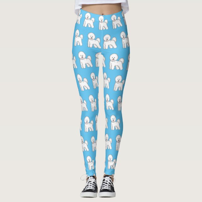 Leggings Ilustracion de personalizado de perro frito de Bic (Anverso)