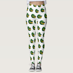 Leggings Ilustracion de personalizado de pescado de lucha s