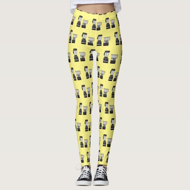 Leggings Ilustracion de personalizado de procesador y mezcl (Anverso)
