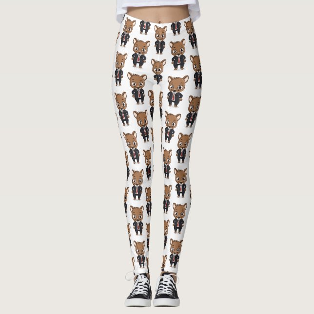 Leggings Ilustracion de personalizado de rata (Anverso)