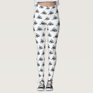 Leggings Ilustracion de personalizado para motos de nieve