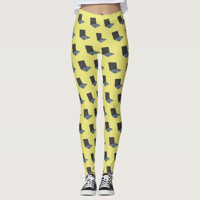 Leggings Ilustracion de personalizado para portátiles (Anverso)
