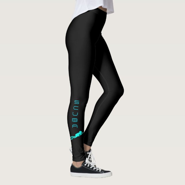 LEGGINGS ILUSTRACION DEL BUCEADOR DE LA TURQUESA (Derecha)