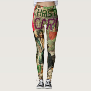 Leggings Ilustración del Fantasma de la Navidad Presente Sc