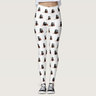 Leggings Ilustracion del personalizado de elevación de la h