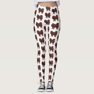 Leggings Ilustracion del personalizado tibetano Mastiff