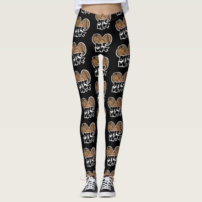 Leggings Ilustracion divertido de Deez Nutz (Anverso)