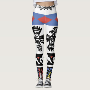 Leggings Ilustracion étnico nativo americano