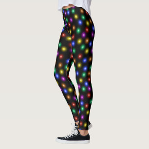 Leggings Ilustracion festivo brillante de las luces de