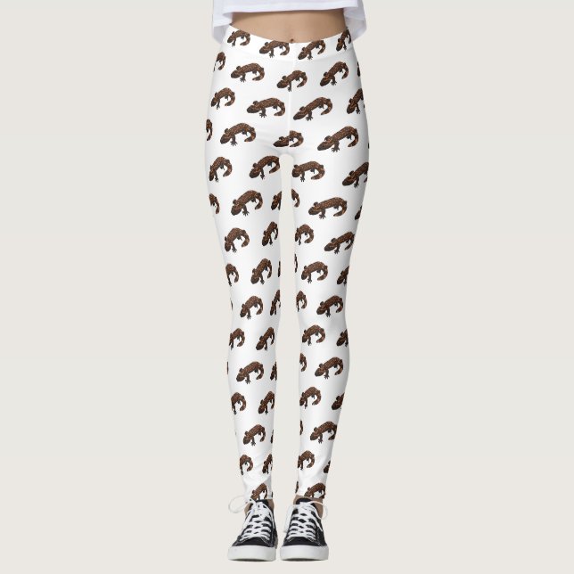 Leggings Ilustracion monstruo personalizado Gila (Anverso)