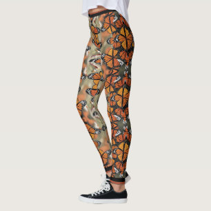 Leggings Ilustracion naranja Monarch Butterfly Wings