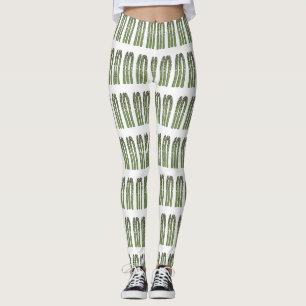Leggings Ilustracion personalizado Asparagus