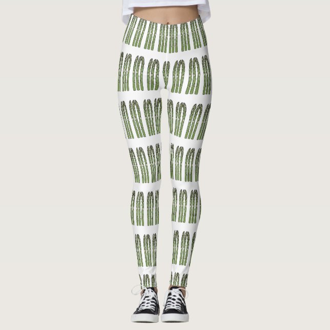 Leggings Ilustracion personalizado Asparagus (Anverso)
