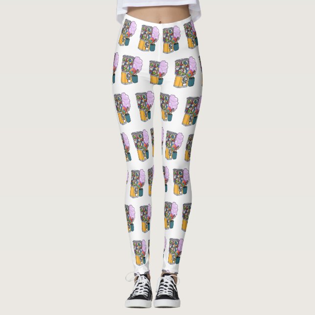 Leggings Ilustracion personalizado Candy (Anverso)
