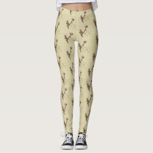 Leggings Ilustracion personalizado canguro del humor austra