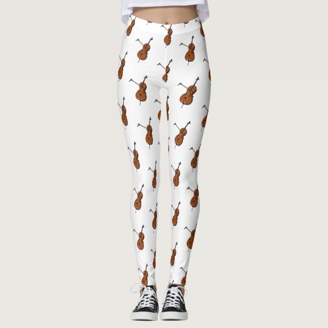 Leggings Ilustracion personalizado Cello (Anverso)