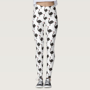 Leggings Ilustracion personalizado cisne negro
