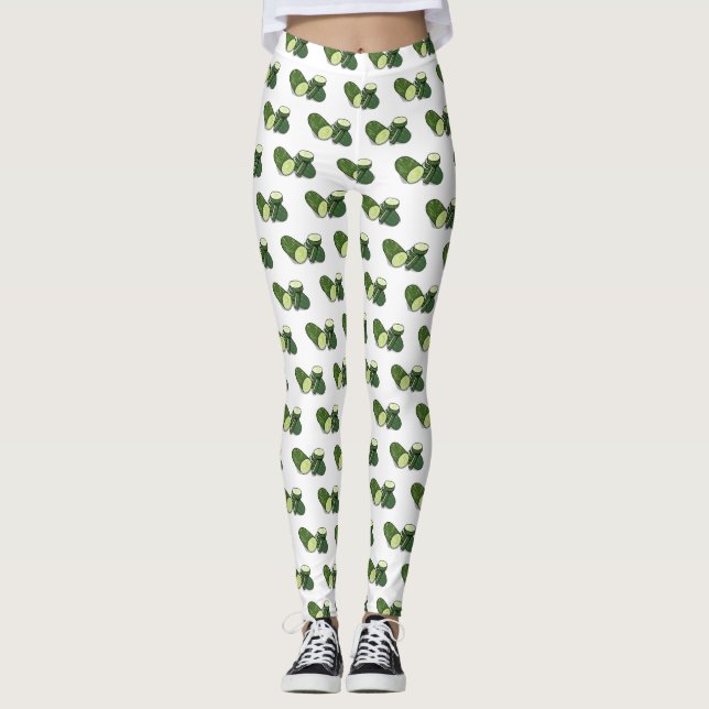 Leggings Ilustracion personalizado Cucumber (Anverso)