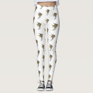 Leggings Ilustracion personalizado de Angelfish
