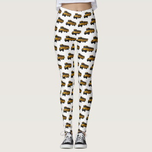 Leggings Ilustracion personalizado de autobús escolar