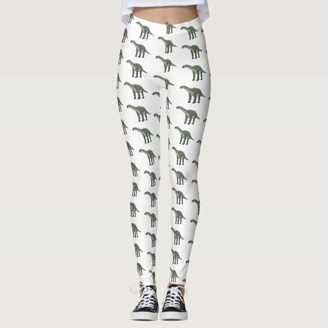 Leggings Ilustracion personalizado de Barapasaurus (Anverso)