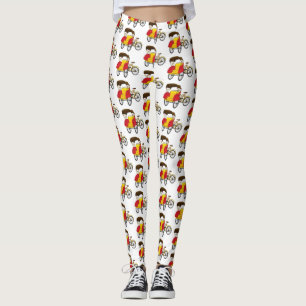 Leggings Ilustracion personalizado de bicitaxi