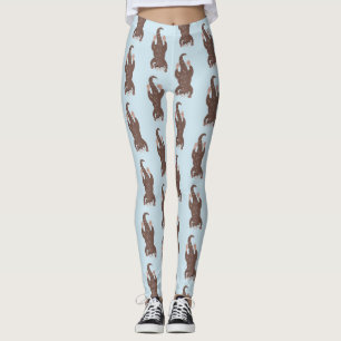 Leggings Ilustracion personalizado de buceo con nutria