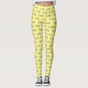 Leggings ilustracion personalizado de caballos y carruajes