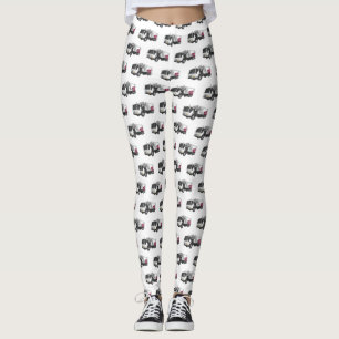 Leggings Ilustracion personalizado de camión de basura