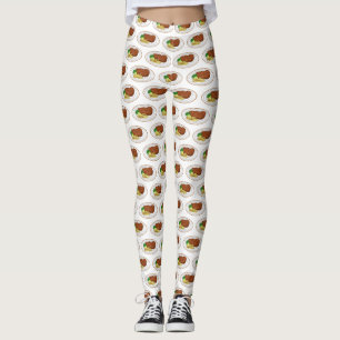 Leggings Ilustracion personalizado de carne