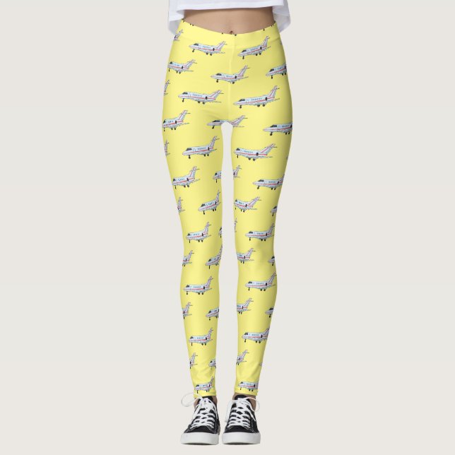 Leggings Ilustracion personalizado de chorro privado (Anverso)