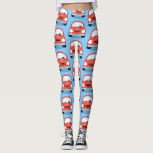 Leggings Ilustracion personalizado de coches Cute kawaii