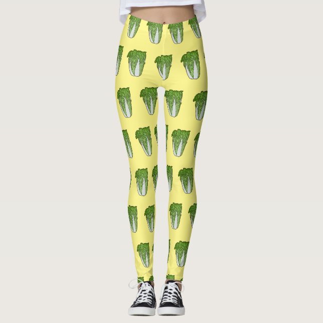 Leggings Ilustracion personalizado de col chino (Anverso)