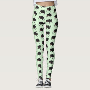 Leggings Ilustracion personalizado de escarabajo rinoceront