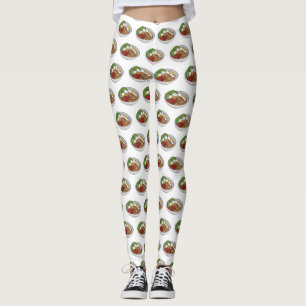 Leggings Ilustracion personalizado de fideos