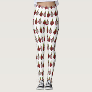 Leggings Ilustracion personalizado de fruta dragón