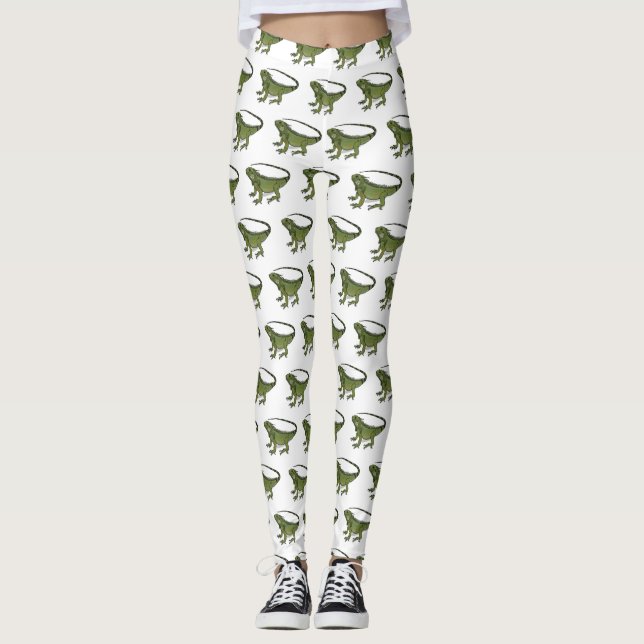 Leggings Ilustracion personalizado de Iguana (Anverso)