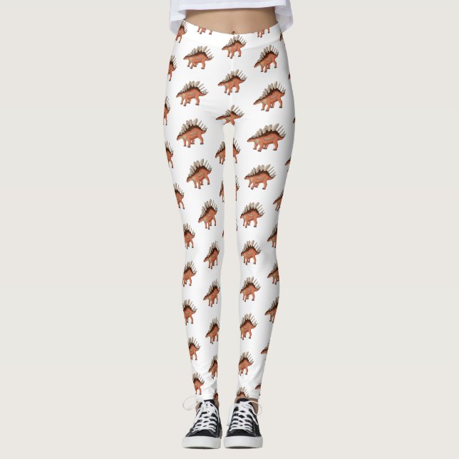 Leggings Ilustracion personalizado de Kentrosaurus (Anverso)