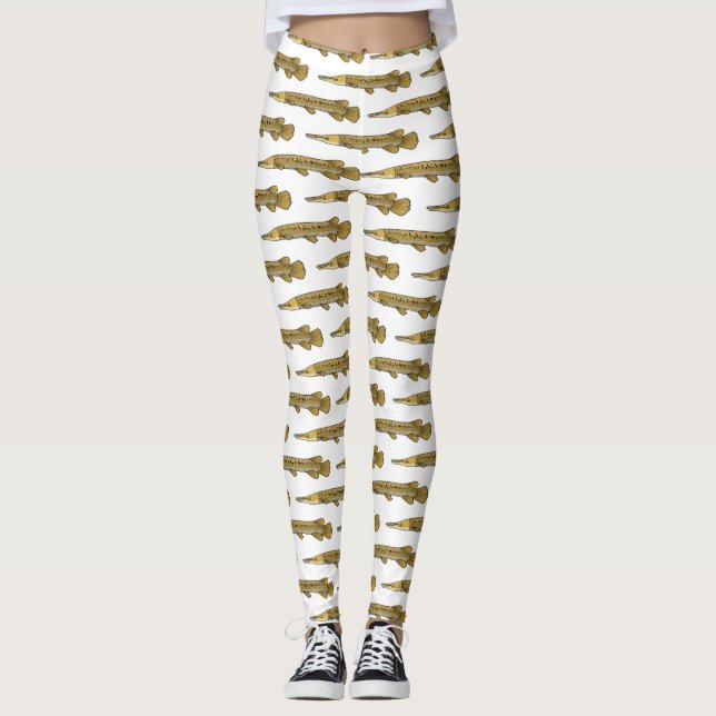 Leggings Ilustracion personalizado de lagarto (Anverso)